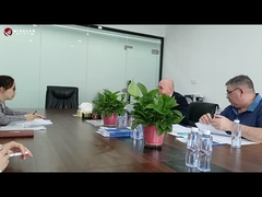 Επίσκεψη πελατών για 1-12 την υπαίθρια εσωτερική μηχανή κατασκευής καλωδίων πτώσης πυρήνων FTTH