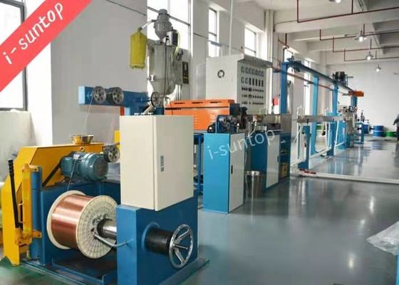 Έλεγχος 50mm PLC καλώδιο δικτύων που κάνει τη γραμμή παραγωγής καλωδίων μηχανών