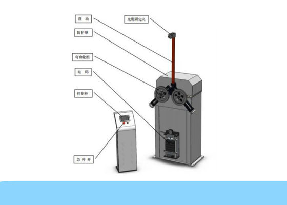 IEC-60794-1-2 τυποποιημένος εξοπλισμός κάμπτοντας δοκιμής οπτικών ινών επαναλαμβανόμενος καλώδιο