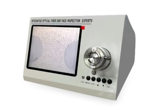Φορητός DC12V ελεγκτής καλωδίων οπτικών ινών ανιχνευτών προσώπου τελών ινών λαβών
