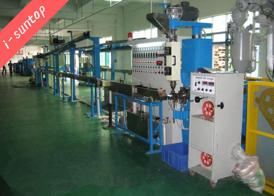 Ενιαίο ηλεκτρικό καλώδιο στρώματος 80kg/H που κατασκευάζει τη μηχανή, εξωθητής καλωδίων 20HP