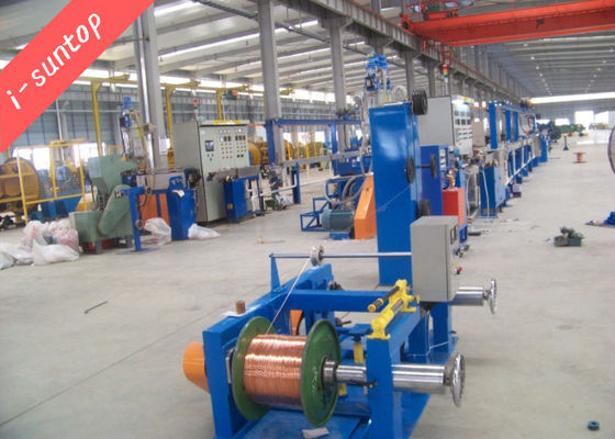 Διπλή μηχανή εξωθητών καλωδίων PVC στρώματος 500mpm με τον αγωγό χαλκού