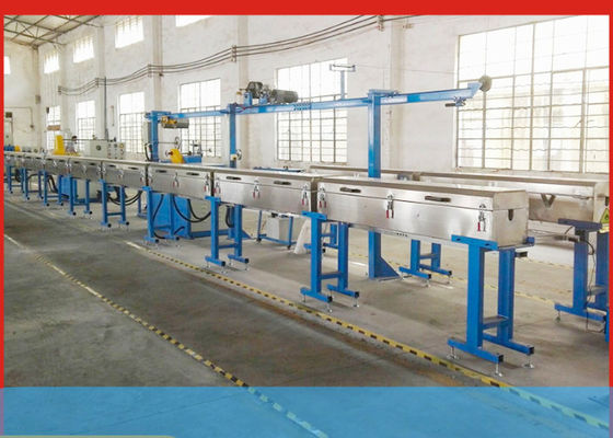 Υψηλής θερμοκρασίας 380V 2.2kw γραμμή εξώθησης καλωδίων θέρμανσης σιλικόνης λαστιχένια