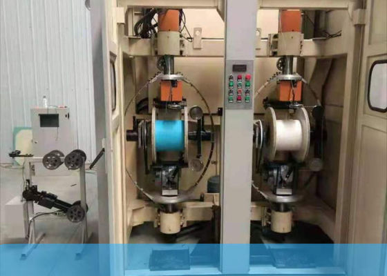 Cat5/6 μηχανή συστροφής ζευγαριού καλωδίων πυρήνων δικτύων, 50Hz διπλή μηχανή συστροφής μασουριών πίσω