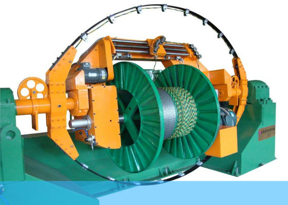 το PVC 1250mm μόνωσε τη διπλή συσσωρεύοντας μηχανή καλωδίων συστροφής για τη βιομηχανία