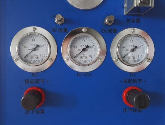 εξοπλισμός δοκιμής καλωδίων ελεγκτών δεικτών οξυγόνου υψηλής αγνότητας 100W 0.4mpa
