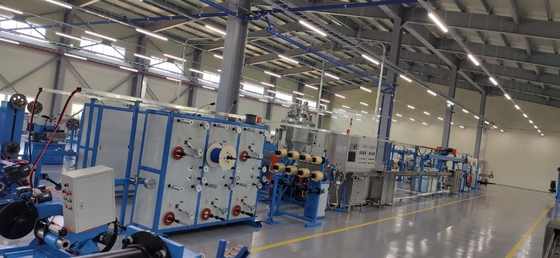 1-4 εσωτερική 2*3mm FTTH FTTX γραμμή παραγωγής καλωδίων πτώσης πυρήνων