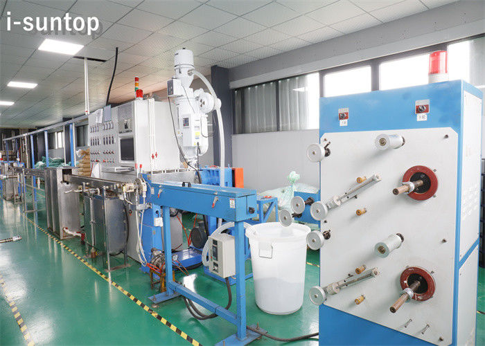 LSZH PVC οπτική ινών γραμμή επιστρώματος/Jacketing/Extrudering καλωδίων σφιχτή για το σφιχτό καλώδιο απομονωτών